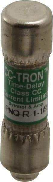 Cooper Bussmann - 300 VDC, 600 VAC, 1.13 Amp, Time Delay General Purpose Fuse - Fuse Holder Mount, 1-1/2" OAL, 200 at AC (RMS) kA Rating, 13/32" Diam - Apex Tool & Supply