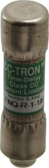 Cooper Bussmann - 300 VDC, 600 VAC, 1.13 Amp, Time Delay General Purpose Fuse - Fuse Holder Mount, 1-1/2" OAL, 200 at AC (RMS) kA Rating, 13/32" Diam - Apex Tool & Supply