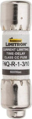 Cooper Bussmann - 300 VDC, 600 VAC, 1.3 Amp, Time Delay General Purpose Fuse - Fuse Holder Mount, 1-1/2" OAL, 200 at AC (RMS) kA Rating, 13/32" Diam - Apex Tool & Supply