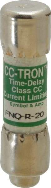 Cooper Bussmann - 300 VDC, 600 VAC, 20 Amp, Time Delay General Purpose Fuse - Fuse Holder Mount, 1-1/2" OAL, 20 at DC, 200 at AC (RMS) kA Rating, 13/32" Diam - Apex Tool & Supply