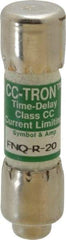 Cooper Bussmann - 300 VDC, 600 VAC, 20 Amp, Time Delay General Purpose Fuse - Fuse Holder Mount, 1-1/2" OAL, 20 at DC, 200 at AC (RMS) kA Rating, 13/32" Diam - Apex Tool & Supply