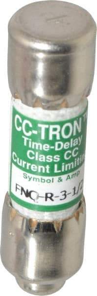Cooper Bussmann - 300 VDC, 600 VAC, 3.5 Amp, Time Delay General Purpose Fuse - Fuse Holder Mount, 1-1/2" OAL, 200 at AC (RMS) kA Rating, 13/32" Diam - Apex Tool & Supply