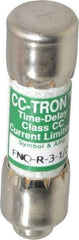 Cooper Bussmann - 300 VDC, 600 VAC, 3.5 Amp, Time Delay General Purpose Fuse - Fuse Holder Mount, 1-1/2" OAL, 200 at AC (RMS) kA Rating, 13/32" Diam - Apex Tool & Supply