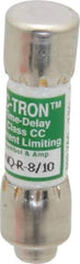 Cooper Bussmann - 300 VDC, 600 VAC, 0.8 Amp, Time Delay General Purpose Fuse - Fuse Holder Mount, 1-1/2" OAL, 200 at AC (RMS) kA Rating, 13/32" Diam - Apex Tool & Supply