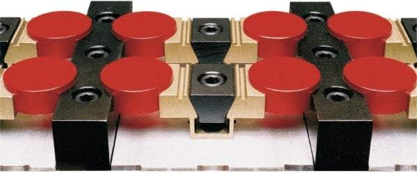 Mitee-Bite - 2" Width, Aluminum, Wedge Clamp Stock - Channel Shaped - Apex Tool & Supply