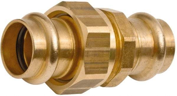 NIBCO - 2" Wrot Copper Pipe Union - P x P, Press Fitting - Apex Tool & Supply