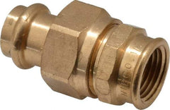 NIBCO - 1/2" Wrot Copper Pipe Union - P x F, Press Fitting - Apex Tool & Supply