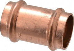 NIBCO - 1" Wrot Copper Pipe Coupling - P x P, Press Fitting - Apex Tool & Supply