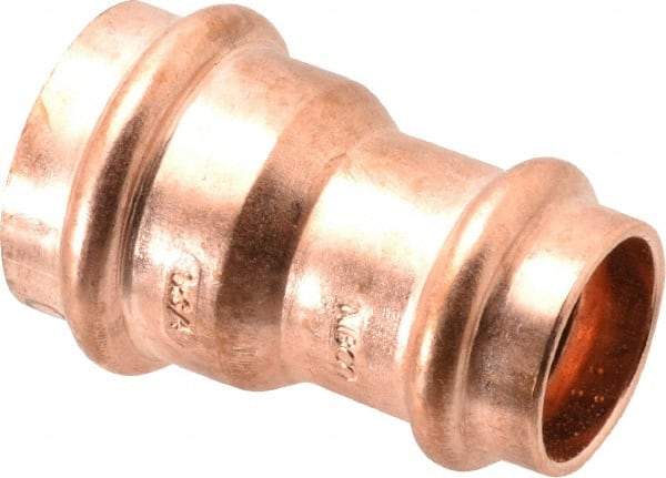 NIBCO - 1 x 3/4" Wrot Copper Pipe Reducer Coupling - P x P, Press Fitting - Apex Tool & Supply
