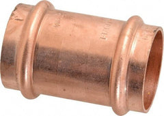 NIBCO - 1-1/4" Wrot Copper Pipe Coupling - P x P, Press Fitting - Apex Tool & Supply