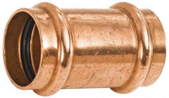 NIBCO - 2-1/2" Wrot Copper Pipe Coupling without Stop - P x P, Press Fitting - Apex Tool & Supply