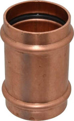NIBCO - 2" Wrot Copper Pipe Coupling without Stop - P x P, Press Fitting - Apex Tool & Supply