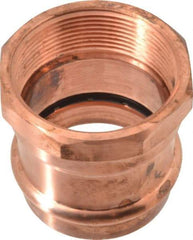 NIBCO - 2" Wrot Copper Pipe Adapter - P x F, Press Fitting - Apex Tool & Supply