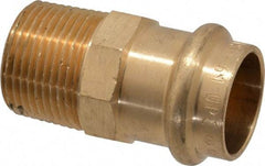 NIBCO - 3/4" Wrot Copper Pipe Adapter - P x M, Press Fitting - Apex Tool & Supply