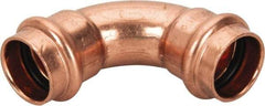 NIBCO - 3/4" Wrot Copper Pipe 90° Elbow - P x P, Press Fitting - Apex Tool & Supply
