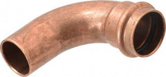 NIBCO - 1" Wrot Copper Pipe 90° Elbow - Ftg x P, Press Fitting - Apex Tool & Supply