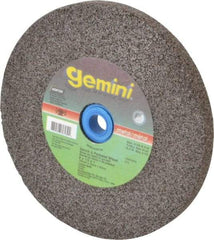 Norton - 36 Grit Aluminum Oxide Bench & Pedestal Grinding Wheel - 6" Diam x 1" Hole x 1/2" Thick, 6210 Max RPM, Very Coarse/Coarse Grade - Apex Tool & Supply