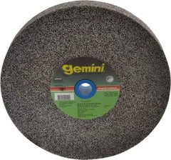 Norton - 24 Grit Aluminum Oxide Bench & Pedestal Grinding Wheel - 8" Diam x 1" Hole x 1" Thick, 3600 Max RPM, Very Coarse Grade - Apex Tool & Supply