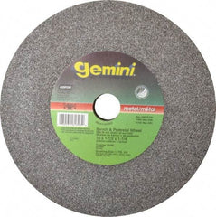 Norton - 36 Grit Aluminum Oxide Bench & Pedestal Grinding Wheel - 10" Diam x 1-1/4" Hole x 1-1/2" Thick, 2485 Max RPM, Very Coarse/Coarse Grade - Apex Tool & Supply