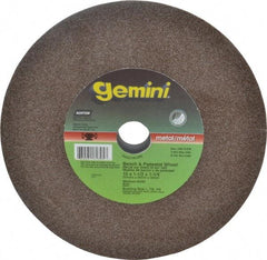 Norton - 60 Grit Aluminum Oxide Bench & Pedestal Grinding Wheel - 10" Diam x 1-1/4" Hole x 1-1/2" Thick, 2485 Max RPM, Medium Grade - Apex Tool & Supply