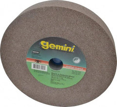 Norton - 60/80 Grit Aluminum Oxide Bench & Pedestal Grinding Wheel - 12" Diam x 1-1/2" Hole x 2" Thick, 2070 Max RPM, Medium Grade - Apex Tool & Supply
