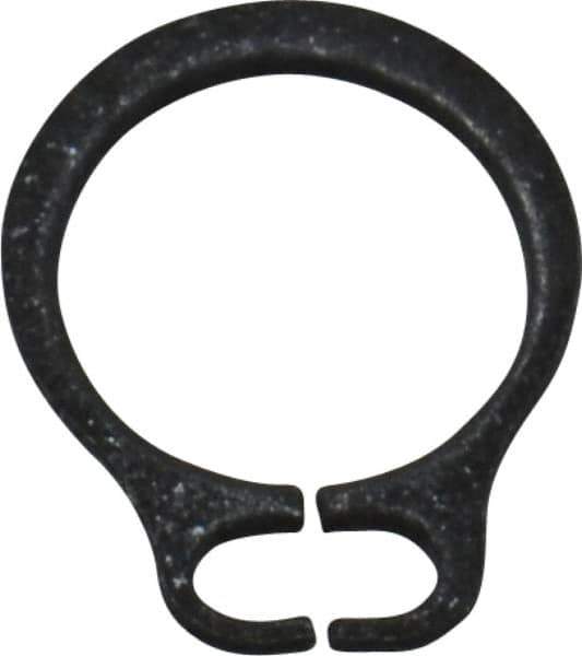 Value Collection - 0.117" Groove Diam, 1/8" Shaft Diam, Phosphate Spring Steel, Snap External Retaining Rings - 0.012" Groove Width, 0.01" Ring Thickness - Apex Tool & Supply