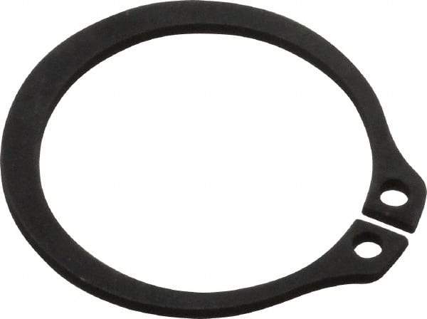 Value Collection - 0.762" Groove Diam, 13/16" Shaft Diam, Phosphate Spring Steel, Snap External Retaining Rings - 0.046" Groove Width, 0.042" Ring Thickness - Apex Tool & Supply