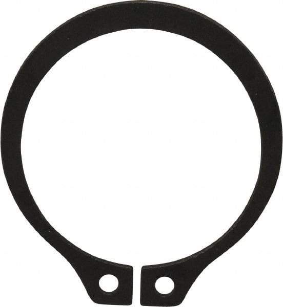 Value Collection - 1.059" Groove Diam, 1-1/8" Shaft Diam, Phosphate Spring Steel, Snap External Retaining Rings - 0.056" Groove Width, 0.05" Ring Thickness - Apex Tool & Supply