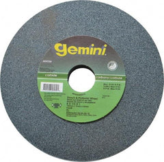 Norton - 80 Grit Silicon Carbide Bench & Pedestal Grinding Wheel - 6" Diam x 1" Hole x 1/2" Thick, 4140 Max RPM, Medium Grade - Apex Tool & Supply