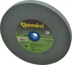Norton - 120 Grit Silicon Carbide Bench & Pedestal Grinding Wheel - 6" Diam x 1" Hole x 1/2" Thick, 4140 Max RPM, Fine Grade - Apex Tool & Supply