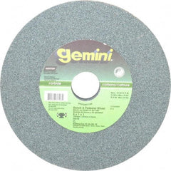 Norton - 80 Grit Silicon Carbide Bench & Pedestal Grinding Wheel - 6" Diam x 1" Hole x 1" Thick, 4140 Max RPM, Medium Grade - Apex Tool & Supply