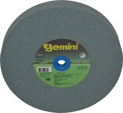 Norton - 120 Grit Silicon Carbide Bench & Pedestal Grinding Wheel - 7" Diam x 1" Hole x 1" Thick, 3600 Max RPM, Fine Grade - Apex Tool & Supply