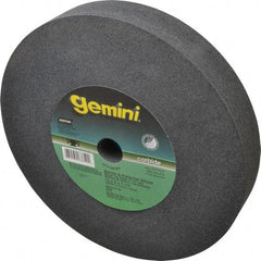 Norton - 60 Grit Silicon Carbide Bench & Pedestal Grinding Wheel - 12" Diam x 1-1/4" Hole x 2" Thick, 2070 Max RPM, Medium Grade - Apex Tool & Supply