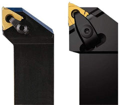 Seco - External Thread, Left Hand Cut, 1" Shank Width x 1" Shank Height Indexable Threading Toolholder - 6" OAL, 22EL Insert Compatibility, CE Toolholder - Apex Tool & Supply