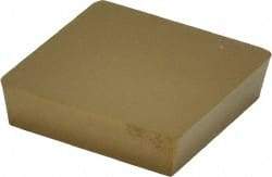 Kennametal - SPG633 Grade KC850 Carbide Turning Insert - TiC/TiCN/TiN Finish, 90° Square, 3/4" Inscr Circle, 3/16" Thick, 3/64" Corner Radius - Apex Tool & Supply