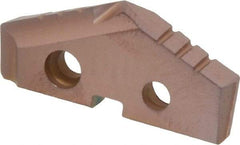 Allied Machine and Engineering - 1-3/8" Diam x 3/16" Thick, Seat Code 2, 132° Included Angle Spade Drill Insert - AM200 Coated, Cobalt, Grade Super Cobalt, Series GEN2 T-A - Apex Tool & Supply
