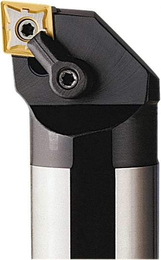 Seco - 63mm Min Bore Diam, 400mm OAL, 50mm Shank Diam, S-MCLN Indexable Boring Bar - 70mm Max Bore Depth, CNM.. 1606.. Insert, Pin & Clamp Holding Method - Apex Tool & Supply