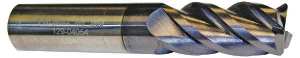 ProMax - 5/8", 4 Flute, Single End, Solid Carbide, 0.06" Corner Radius End Mill - 3-1/2" OAL, 40° Helix, Right Hand Flute, 1-1/4" LOC, Right Hand Cut - Apex Tool & Supply