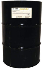 Accu-Lube - Accu-Lube LB-6000, 55 Gal Drum Cutting & Sawing Fluid - Natural Ingredients, For Aluminum Machining, Drilling, Light-Duty Milling, Punching, Tapping - Apex Tool & Supply
