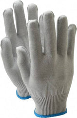 PRO-SAFE - Size L (9) Electrostatic Dissipative (ESD) Fiber Yarns General Protection Work Gloves - For Static Control, Uncoated, Knit Wrist Cuff, Full Fingered, Gray, Paired - Apex Tool & Supply