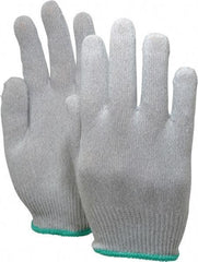 PRO-SAFE - Size S (7) Electrostatic Dissipative (ESD) Fiber Yarns General Protection Work Gloves - For Static Control, Uncoated, Knit Wrist Cuff, Full Fingered, Gray, Paired - Apex Tool & Supply