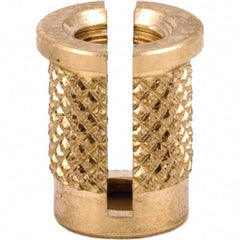 E-Z LOK - Press Fit Threaded Inserts Type: Flanged For Material Type: Plastic - Apex Tool & Supply