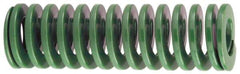 Dayton Lamina - 1-1/4" Hole Diam, 5/8" Rod Diam, 12" Free Length, Green Die Spring - 5.9 Lb Max Deflection, 4.8" Max Deflection, Light Duty, Chromium Vanadium Steel - Apex Tool & Supply