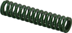 Dayton Lamina - 3/8" Hole Diam, 3/16" Rod Diam, 1-1/2" Free Length, Green Die Spring - 4.22 Lb Max Deflection, 0.6" Max Deflection, Light Duty, Chromium Vanadium Steel - Apex Tool & Supply