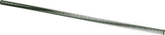 Dayton Lamina - 3/8" Hole Diam, 3/16" Rod Diam, 12" Free Length, Green Die Spring - 0.49 Lb Max Deflection, 4.8" Max Deflection, Light Duty, Chromium Vanadium Steel - Apex Tool & Supply