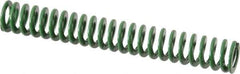 Dayton Lamina - 1/2" Hole Diam, 9/32" Rod Diam, 3-1/2" Free Length, Green Die Spring - 3.05 Lb Max Deflection, 1.4" Max Deflection, Light Duty, Chromium Vanadium Steel - Apex Tool & Supply