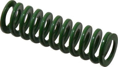 Dayton Lamina - 5/8" Hole Diam, 11/32" Rod Diam, 2" Free Length, Green Die Spring - 9.3 Lb Max Deflection, 0.8" Max Deflection, Light Duty, Chromium Vanadium Steel - Apex Tool & Supply