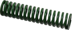 Dayton Lamina - 1" Hole Diam, 1/2" Rod Diam, 4" Free Length, Green Die Spring - 12.1 Lb Max Deflection, 1.61" Max Deflection, Light Duty, Chromium Vanadium Steel - Apex Tool & Supply