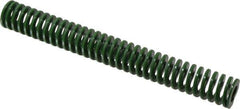 Dayton Lamina - 1" Hole Diam, 1/2" Rod Diam, 8" Free Length, Green Die Spring - 6 Lb Max Deflection, 3.2" Max Deflection, Light Duty, Chromium Vanadium Steel - Apex Tool & Supply