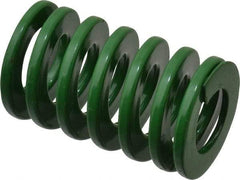 Dayton Lamina - 1-1/4" Hole Diam, 5/8" Rod Diam, 2" Free Length, Green Die Spring - 40.7 Lb Max Deflection, 0.8" Max Deflection, Light Duty, Chromium Vanadium Steel - Apex Tool & Supply